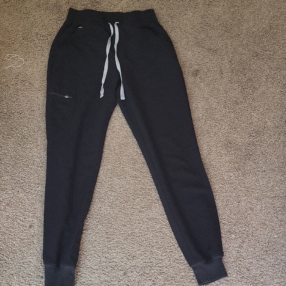 Figs Black Technical Collection Joggers